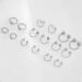 IPINK Piercing Kit 14G-16G Rainbow Surgical Steel - 50 Piece Set for Belly Button, Tongue, Eyebrow, Nipple, Lip, Nose, Chi Gauge - Buy Online on GoSupps.com