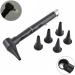 Mini Diagnostic Otoscope Kit with High-Resolution Led Ear Lights Suitable for Home Use Students Doctors - Buy Online on GoSupps.com