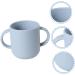2pcs Toddler Silicone Training Cups with Handles for Boys and Girls - Blue Baby Sippy Cup for Kids Water Transition - Toddmomy Learner Trainer - Buy Online on GoSupps.com