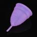 3COLORS 2PC Menstrual Cup Set for Beginners - Soft Reusable Silicone Period Cup (Purple) | Eco-Friendly Tampon & Pad Alternative - Buy Online on GoSupps.com