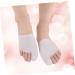 Gel Toe Separator - 1 Pair Toe Spacer for Ingrown Toenails & Big Toe Splint - White Eversion Support - Buy Online on GoSupps.com