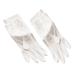 FRCOLOR Mittens 1 Pair Grooming Gloves Inspection Gloves Hand Moisturizer Hand Gloves Paraffin Wax Gloves Breathable Moisture Gloves Beauty Accessory Silk Multifunction Jewelry White