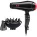 BERTA Professional Hair Dryer 1875 Watts Blow Dryer 2 Speed and 3 Heat Setting Cool Shot Button AC Motor US Plug(Black) - Buy Online on GoSupps.com