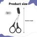 2Pcs Stainless Steel Black Eyebrow Trimming Scissors with Comb - Lightweight, Detachable, Ergonomic Handle - Ideal for Men and Women - Buy Online on GoSupps.com