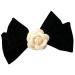 scicent Black Bow Hair Clip Velvet Bow Hair Clips Large Ribbon Hairpins Bows Hair Barrettes Fastener French Hair Bows with Vintage Party Hair Accessories Women Girls - 10 7710