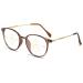 Koosufa fashion round progressive multifocus anti-blue light reading glasses women computer glasses workplace glasses Metal lilings.