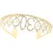 Lurrose 21st Birthday Crystal Crown | Rhinestone Tiara Headband for Wedding & Party Decor (Golden Size 7) - Buy Online on GoSupps.com