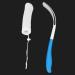 Cesuo Rear Shower Brush - Long Curved Non-Slip Handle for Easy Reach in Wet Showers | Perfect for All Body Types - Buy Online on GoSupps.com