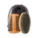 Ailife Bartpinsel with soft wild boar bristles wood hairdresser shaving brush comb for men mustache with gift bag hair ridge set