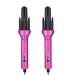 360 Two Way Rotating Professional Hair Curling Iron Curler - Heatless Hair Curler | Curling Wand | Look Extremely VIP 360 Airflow Styler Curling Iron (Pink)