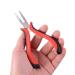 Microring Extensions Set: 3-Hole Pliers & 500 Brown Nanorings with Silicone for Perfect Hair Extensions - Buy Online on GoSupps.com