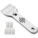 Hob Scraper - Blade Cleaning Scraper for Glass with 5 Replacement Blades | Stainless Steel Blade Scratches for Induction Hobs Glass Ceramic Hob Oven Shayu - Buy Online on GoSupps.com