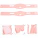 Healeved 6 Pcs Adult Snoring Solution Chin Strap Set - Anti-Snore Belts for Women and Men - Breathable Pink - 60x9x0.3cm - Buy Online on GoSupps.com