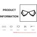 Vintage Polygon Butterfly Cat Eye Eyeglass Frames for Women - Anti-Blue Light Computer Glasses in Black | International Shipping Available - Buy Online on GoSupps.com