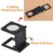 1pc 10X Magnifier LED Three Folding Magnifier Magnifying Glass with Scale Magnifying Glass for Cloth Jewelers Watch - Buy Online on GoSupps.com