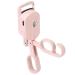 Qukaim Electric Eyelash Curler Rechargeable Heated Eyelash Curler 3 Levels Temperature Long-Lasting Electric Lash Curler Pink