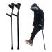 Forearm Crutches Folding Crutches for Travel Ergonomic Adjustable Lightweight Walking Crutches for The Adults/Young/Elder Lucky Star