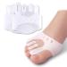 Overlapping Toes Straightener 1 Pair Soft Breathable Hallux Valgus Corrector Gel Toe Spacer Cushion Bunion Pad Gel Toe Separators Orthopedic Bunion Corrector Socks for Women Men Foot Pain Relief