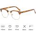 Stylish Shorty Myopia Glasses -4.00 Diopters for Men & Women | Transparent Brown Frame - International Shipping - Buy Online on GoSupps.com