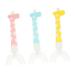 Minkissy children's toothbrush food-safe manual full mouth toothbrush hen party super-soft toothbrushes rubber abdominal muscles soft fur 3 pieces 1 piece (1 Pack) different colors
