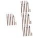 OHPHCALL 20 Pcs Eyeliner Empty Pipe Empty Nail Oil Pen White Eyeliner Red Eyeliner Lash Containers Plastic 1 count (Pack of 1) Goldenx4pcs