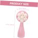 OHPHCALL Double Sided Facial Cleansing Brush Face Wash Facial Scrubber Silicone Face Scrubber for Women Facial Cleansing Tool Face Massage Brush Manual 3d Exfoliating Brush Pink Fiber Wool - Buy Online on GoSupps.com