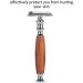 Dekaim Manual Shaver - Classic Men's Dual Blade Wooden Handle Shaver (Mahogany) - Vintage Style for a Smooth Shave | International Shipping Available - Buy Online on GoSupps.com