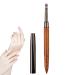 Nail Brushes For | Tool - Sandalwood Nail Polish Brush For Thin Details Fine Drawing Long Lines Home Use And Professional Nail Salon K