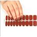 GelMate Semicured Gel Nail Wraps - Terracotta | 20 Strips Real Gel Nail Polish Stickers | UVLED Lamp Required - Buy Online on GoSupps.com