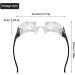 Adjustable 4X Magnifying Glasses - Anti-Glare Wearable Magnifier for Seniors & Low Vision | Perfect for Reading TV and Fishing - Buy Online on GoSupps.com