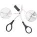 BASTOUR Eyebrow Scissors and Tweezers Kit Stainless Steel Includes Removable Comb Beauty Tool for Men Women - Buy Online on GoSupps.com