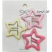 3pieces Cool Hair Clip Star Shape Snap Hairpin Candy Color Hair Clip for Spring Summer Hairpins for Teenagers Children Blue - Buy Online on GoSupps.com