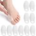 VIEEL 5 Pairs Gel Toe Separator Bunion Corrector and Hallux Valgus Pain Relief Toe Corrector for Dancers Yogis Athletes Claw Toes Crooked Toes for Wmen or Men
