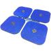 Buy Tenpad Silver Electrodes - 8x 50x50mm & 4x 50x100mm Compatible with Compex - Blue Patterned Surface International Shipping Available - Buy Online on GoSupps.com