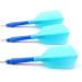 CUESOUL AK6 Slim Dart Stem with AK4 Flights Set - Blue, B Size - 3pcs, 35mm Shaft Length - Buy Online on GoSupps.com