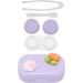 Cute Portable Contact Lens Case - Purple Storage Box for Home & Gift | International Shipping Available - Buy Online on GoSupps.com