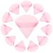 Powder Puffs 12 Pieces Pink Triangle Powder Puffs Soft Makeup Velour Puff for Pressed Powder Loose Powder Cotton Mini Powder Puff for Face Cosmetic Foundation Sponge Mineral Powder Wet Dry Makeup