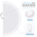 Molisaka 100 Tips Nail Swatch Sticks | Clear Polish Display for Nail Art Practice | Plastic False Nails Samples | Nail Design Accessories - Buy Online on GoSupps.com