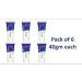 Buy Glister Multi-Action Fluoride Toothpaste 150 ml - 6 Pack | Amway International Shipping - Buy Online on GoSupps.com