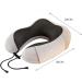 HJGTTTBN U-Shaped Memory Foam Neck Pillow - Soft Travel & Massage Pillow for Cervical Support | Grey Color - Buy Online on GoSupps.com