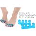Gel Toe Separators & Correctors for Overlapping Toes | Bunions, Hammer Toe & Foot Pain Relief - 5 Pack - Buy Online on GoSupps.com