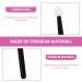 Baluue 3pcs Makeup Brush Eyeshadow Brush Eyeshadow Sponge Brush Makeup Applicator Plastic Handle Black - Buy Online on GoSupps.com