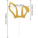 1 Pack Cute Easter Theme Cupcake Topper Decorative Cake Toppers Easter Festival Party Supplies Gold RabbitsLM - Buy Online on GoSupps.com
