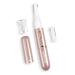 SUPRENT Women's Facial Hair Remover & Eyebrow Trimmer with Pivoting Head - Rechargeable Eyebrow Razor Painless Facial Trimmer on Lips Cheeks Ears Neck and Chin - Easy Cleaning - Pink