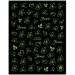 4 Sheets 3D Fashion Easy to use Flower And Animal Images Glows Art Decoration Fake nail stickers(CY001) - Buy Online on GoSupps.com