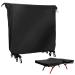 BEILLER Ping Pong Table Cover, Outdoor & Indoor Premium Waterproof Table Tennis Dust Cover Dual Function Fits for Folding Tables & Flat Tables, Expand Size 11.57.87ft Fits 9x5ft Tables, Black