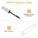 SOESFOUFU 11pcs Eyelash Tube Clear Eyelash Wand Tube Tubes Vials Mascara Bottle Mascara Tube White Plastic - Buy Online on GoSupps.com