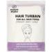 PROTECHT DRYPLUS Super Absorbent Microfibre Hair Turban - White | One Size - Buy Online on GoSupps.com