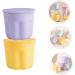 Housoutil 2 Sets Pp Washing Bowl Silicone Makeup Mat Silicone Brush Cleaning Pad Brush Cleaner Kit Makeup Tool Cleaner Beauty Brush Scrubber Bowl Beauty Tools Silica Gel Portable Washer 8.5x8CM As Shown - Buy Online on GoSupps.com