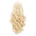 Wig Ladies Long Hair Gold Synthetic Women Wavy Long Curly Brazilian Cosplay Hair 80s 70s 60s 50s